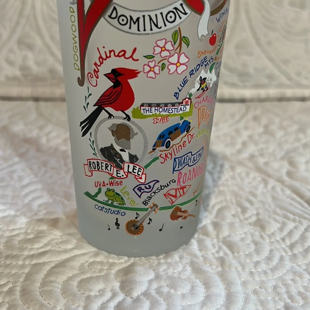 Virginia Drinking Glass, set of‎ two